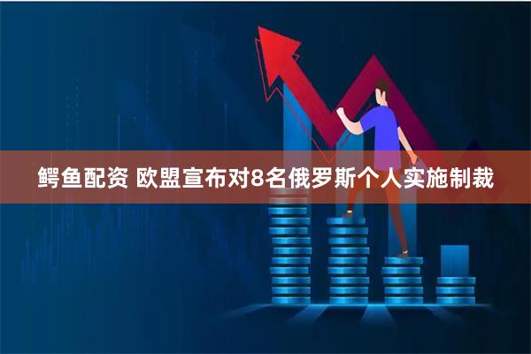 鳄鱼配资 欧盟宣布对8名俄罗斯个人实施制裁