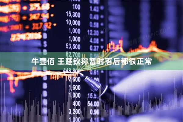 牛壹佰 王楚钦称暂时落后都很正常